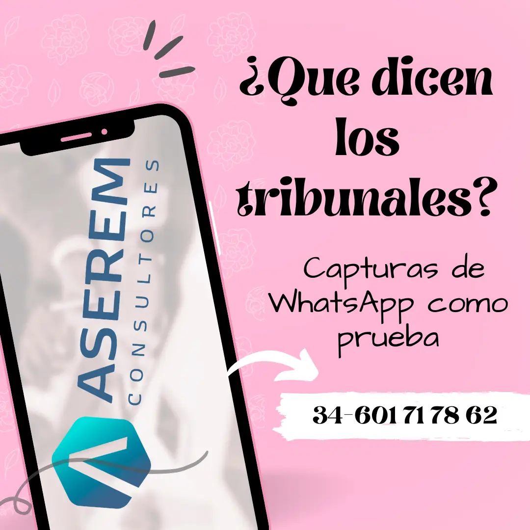 WhatsApp como prueba