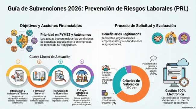 Subvenciones para la Prevención de Riesgos Laborales (Orden TES/237/2026)