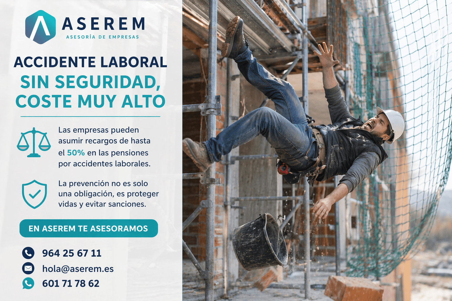 Recargo de prestaciones por accidente laboral