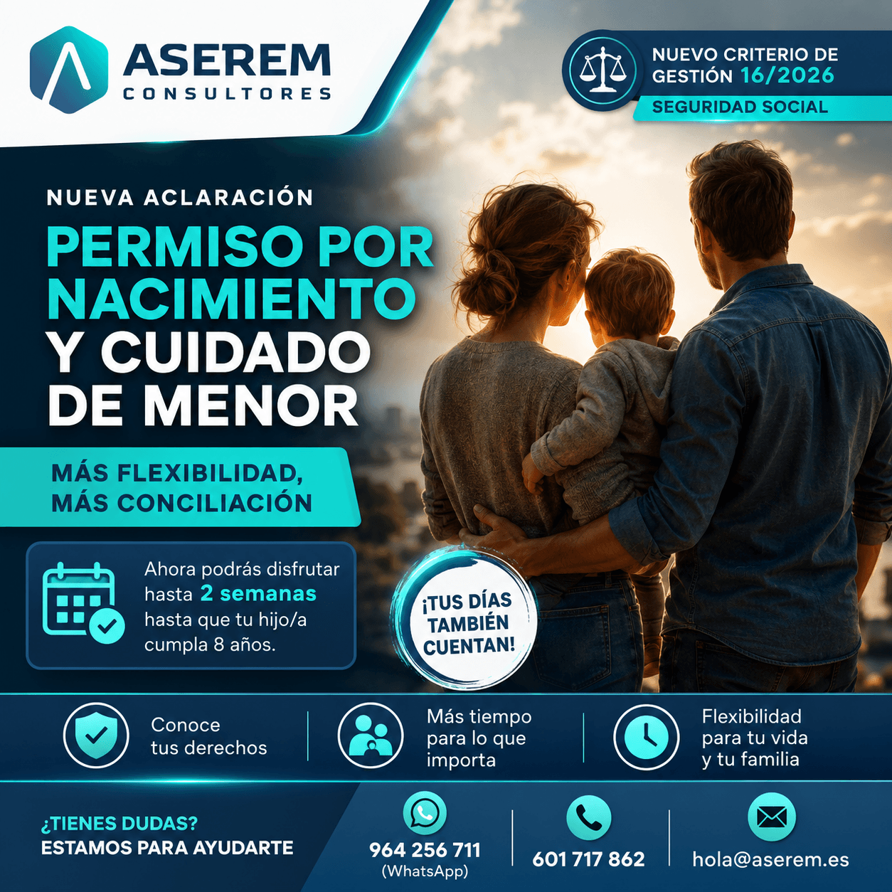 permiso por nacimiento y cuidado de menor