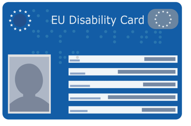 tarjetas europea discapacidad